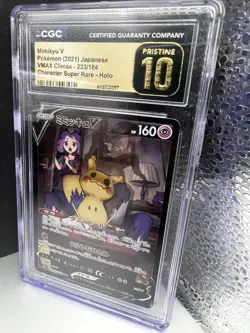 CGC 10 Pristine Mimikyu V 233/184 CSR VMAX Climax s8b Pokemon Card - Image 2