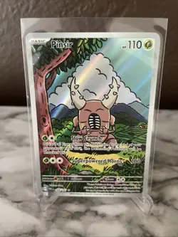 Pinsir 168/167 Twilight Masquerade Full Art Ultra Rare Holo Pokemon Card NM - Image 1