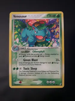 Pokemon TCG Card EX Crystal Guardians Venusaur 28/100 Holo 2006 Lightly Played - Image 2