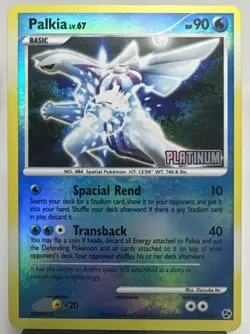 Pokemon TCG Palkia - [Platinum] Stamped 26/106 Burger King Reverse Holo Card - Image 1