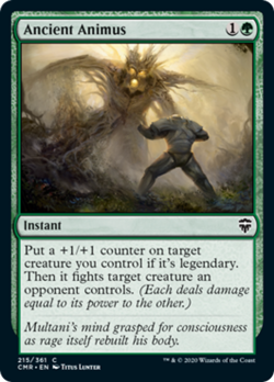 Ancient Animus FOIL Commander Legends NM Green Common MAGIC MTG CARD ABUGames - Image 1