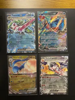Pokemon Paradox Rift EX Double Rare Card Lot Altaria Skeledirge Roaring Moon - Image 1