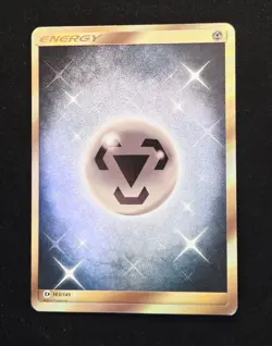 Metal Energy 163/149 Gold Secret Rare Sun & Moon Base Set Pokemon Card TCG 2017 - Image 1