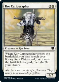 Kor Cartographer (30) FOIL Commander Legends NM White Common MAGIC CARD ABUGames - Image 1