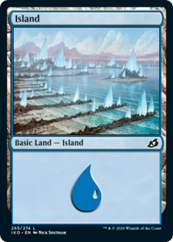 Island (265) FOIL Ikoria: Lair of Behemoths NM Basic Land MAGIC CARD ABUGames - Image 1