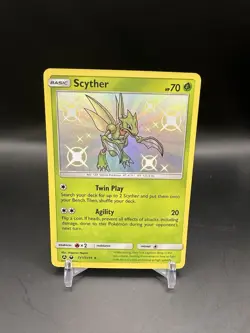 Scyther SV1/SV94 Hidden Fates Shiny Holo Rare Pokemon Card NM - Image 1