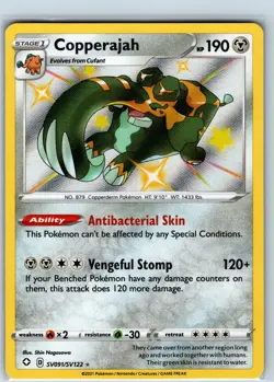 Pokemon Card -Copperajah SV091/SV122 Shining Fates: Shiny Vault - NM - Image 1