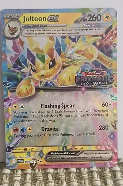 Jolteon ex - (Prismatic Evolutions Stamp) 030/131 Miscellaneous Cards & Products - Image 1