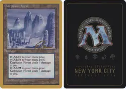 Karplusan Forest - Eric Tam - 1996 ~ Moderately Played Pro Tour B MTG Magic Ulti - Image 1