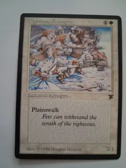 Righteous Avengers NM Legends MTG Magic the Gathering - Image 1