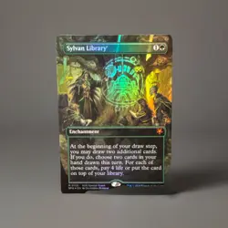 Magic: The Gathering Sylvan Library Borderless Foil Special Guests Mythic Encha… - Image 2
