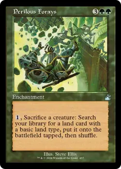 Perilous Forays - Retro Frame (RVR) Ravnica Remastered - NM - Image 1