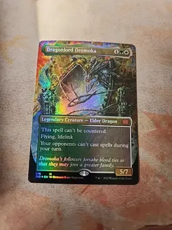 Dragonlord Dromoka Borderless Foil Double Masters MTG LP - Image 1