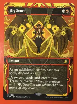 MTG, BIG SCORE, 0038, NM - SECRETS OF STRIXHAVEN, RARE, REG. SOA - Image 1
