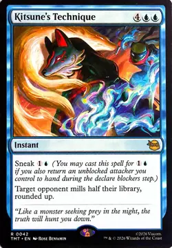 Kitsune's Technique Teenage Mutant Ninja Turtles Rare Magic: The Gathering NM/M - Image 1