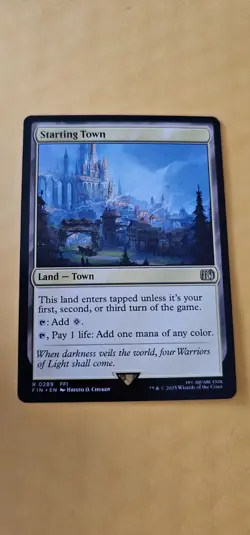 Starting Town Final Fantasy Mtg Magic The Gathering Rare 0289 FFI - Image 1