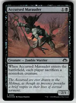 Accursed Marauder Foil C Modern Horizons 3 80 NM - Image 1