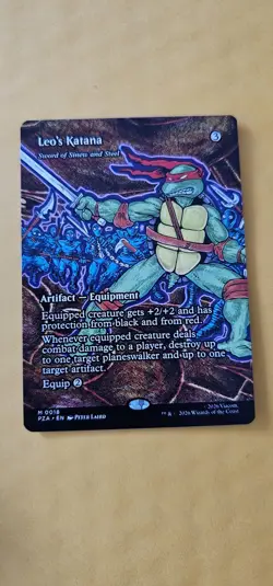 Leo's Katana - Sword of Sinew and Steel Showcase TMT Mtg Magic The Gathering - Image 1