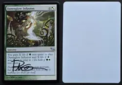 SIGNED MtG Magic Rebecca Guay _ Morningtide Artist Proof _ DAWNGLOW INFUSION _ - Image 1