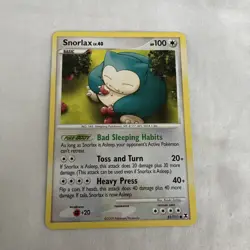 Pokemon TCG Snorlax 81/111 Rising Rivals Regular Non holo English 2009 LP - Image 1