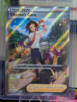 Pokemon Cards Cheren's Care GG58/GG70 Crown Zenith Galarian Gallery NM - Image 1