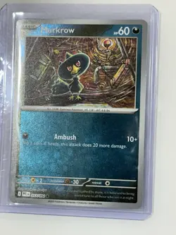 Murkrow 057/094 Me02: Phantasmal Flames Reverse Holo Pokemon TCG - Image 1