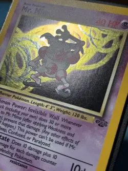 Pokemon Mr. Mime Jungle 1st Edition Holo Rare 06/64- NM - Image 3