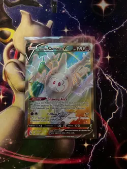 Pokemon 2020 Galarian Cursola V (Full Art) 71/73 Champions Path Holo - Image 1