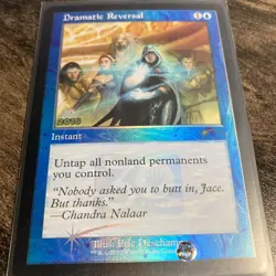 MTG Retro FOIL Dramatic Reversal 30th Anniversary Promo NM - Image 1