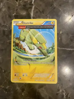 Pokemon Card 2015 Primal Clash Full Art Electrike 60/160 - Image 1
