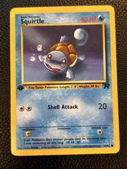 Squirtle 68/82 Team Rocket 1st Edition Pokemon TCG - Image 1