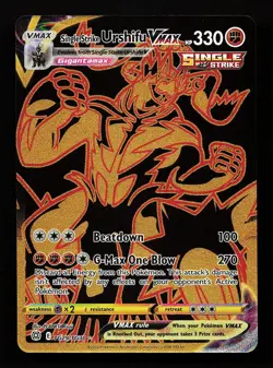 Single Strike Urshifu VMAX TG29/TG30 Brilliant Stars Pokemon Card - Image 1