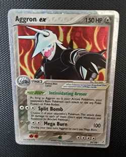 Aggron - EX 89/100 Crystal Guardians Holo Pokemon Card Rare TCG PSA 2006 - Image 1