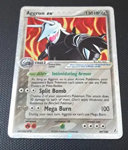 Aggron - EX 89/100 Crystal Guardians Holo Pokemon Card Rare TCG PSA 2006 - Image 3