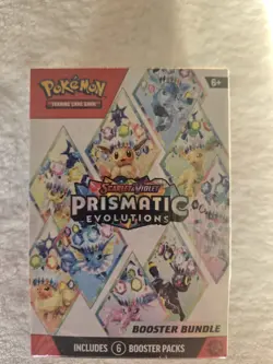 Pokemon TCG Scarlet & Violet Prismatic Evolutions Booster Bundle New Sealed - Image 1