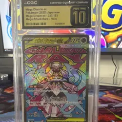 Pokemon TCG Mega Diancie ex 227/193 Mega Dream ex Holo Japanese CGC Pristine 10 - Image 2