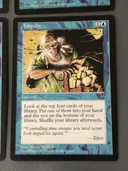 Impulse X4 Visions Ex Condition See Pics Front/back MTG - Image 2