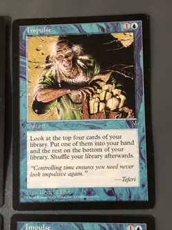 Impulse X4 Visions Ex Condition See Pics Front/back MTG - Image 4