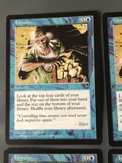 Impulse X4 Visions Ex Condition See Pics Front/back MTG - Image 5