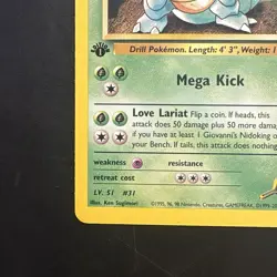 1st Edition Giovanni’s Nidoqueen Rare 23/132 - Gym Challenge - Pokemon Vintage - Image 5