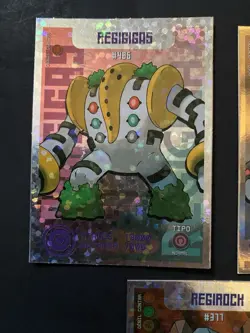Pokemon Regigigas Registeel Regirock Holo Peru Pokedex Edition - Image 2