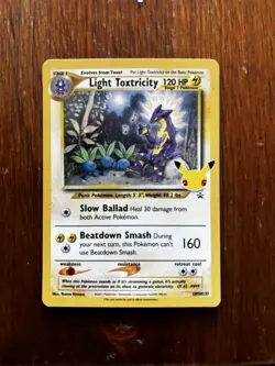 Pokemon TCG Light Toxtricity SWSH137 promo - Image 1