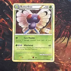 Pokemon - Butterfree - 16/123 HeartGold SoulSilver - Rare - Image 1