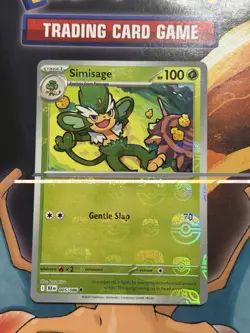 Pokemon Simisage (Master Ball Pattern) 005/086 Sv: Black Bolt - Image 1
