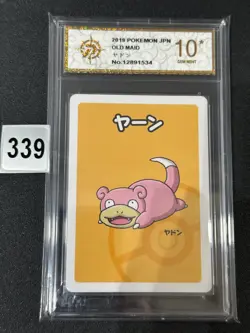 Pokemon MT Slowpoke 2019 Old Maid Japanese Grade 10 - Image 1