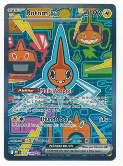 2025 POKEMON PHANTASMAL FLAMES SIR SPECIAL ILLUSTRATION RARE SIR ROTOM EX #126 - Image 1