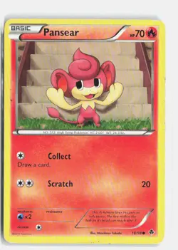 Pansear 18/98 Emerging Powers Common Pokemon HP - Image 1