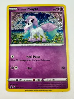 2021 Pokemon 25th Anniversary General Mills Promo Galarian Ponyta #SWSH013 - Image 1