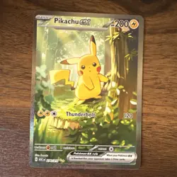 PERFECT CONDITION Pokemon Ascended Heroes Pikachu ex 276/217 Illustration Rare - Image 1