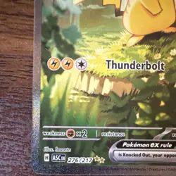 PERFECT CONDITION Pokemon Ascended Heroes Pikachu ex 276/217 Illustration Rare - Image 5